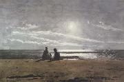 Winslow Homer Moonlight (mk44) Sweden oil painting artist